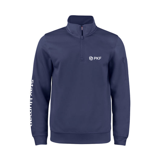 Clique Navy Half Zip - Unisex